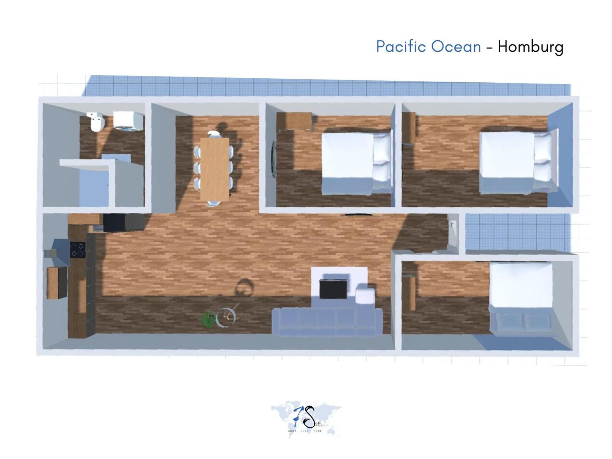 7Seas Boutique Aparthotel Homburg - Stilvoll, Digital & Ideal Fuer Familie & Business Phòng bức ảnh